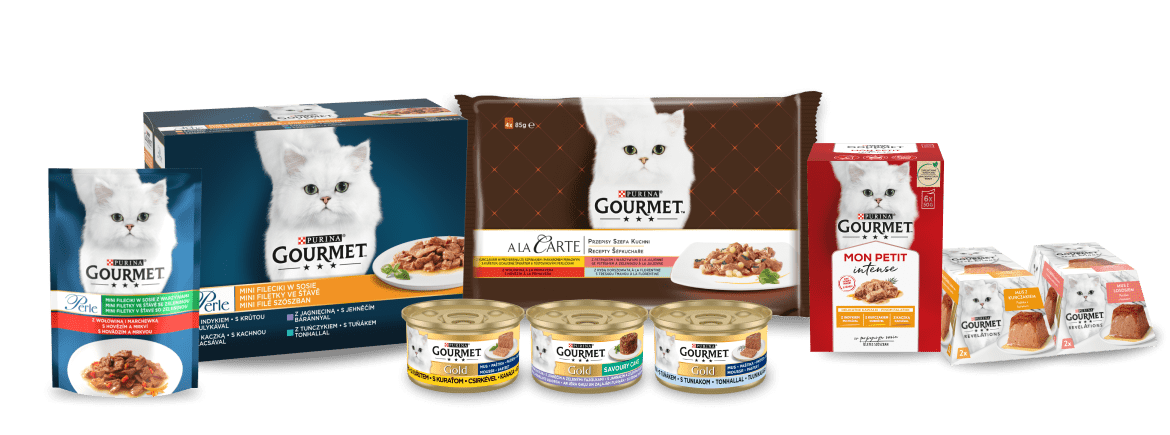 Produkty Purina Gourmet