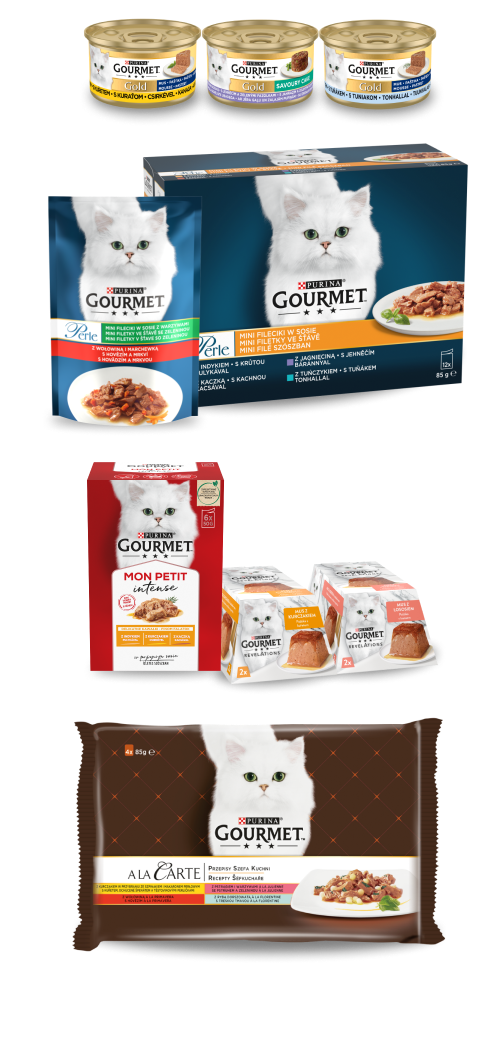 Produkty Purina Gourmet